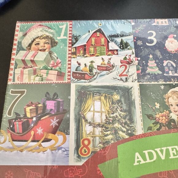 MERRY CHRISTMAS SANTA ADVENT CALENDAR 24 BOX DAYS - 1000 PC JIGSAW PUZZLE NIB - Picture 5 of 7